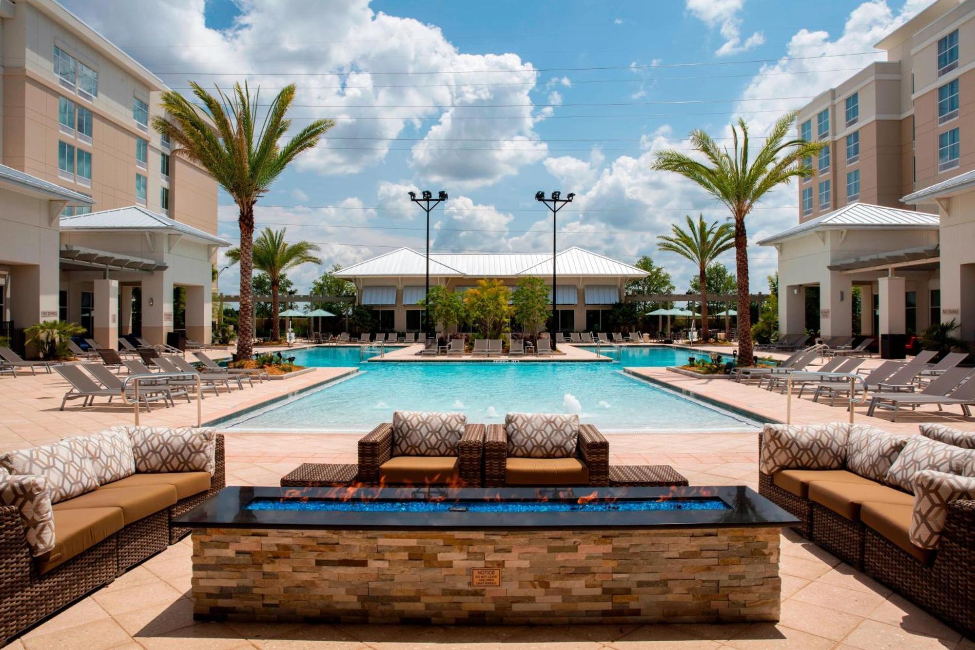 Towneplace Suites Orlando At Flamingo Crossings Town Center/Western Entrance Bay Lake Exterior foto